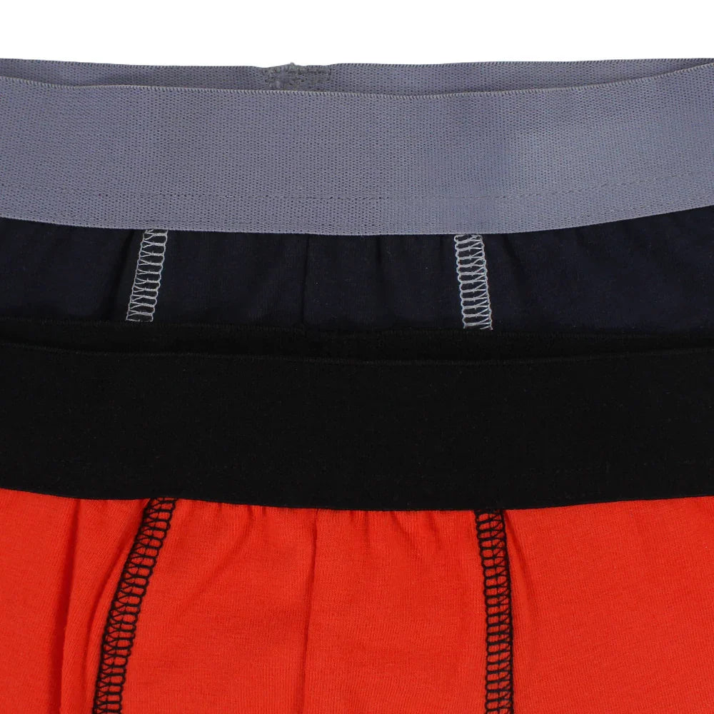 Pack of 2 – Boys Cotton Boxer Shorts Plain Colors