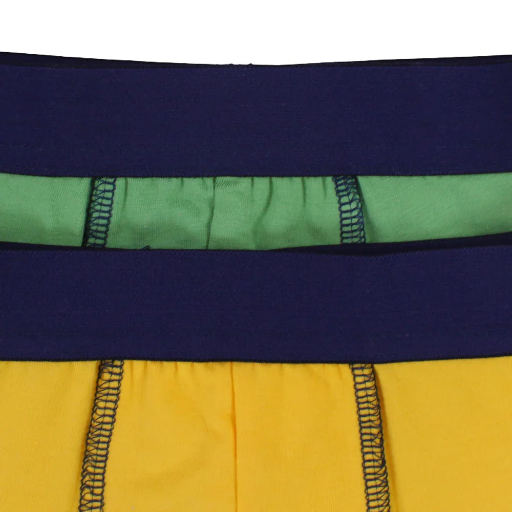 Pack of 2 – Boys Cotton Boxer Shorts Plain Colors