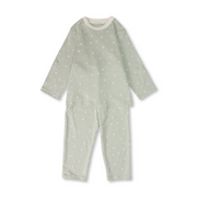 Girls Cotton Pajama – Pestage with Hearts Print