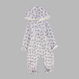 Cute Squirrel Long-Sleeved Hooded Overall