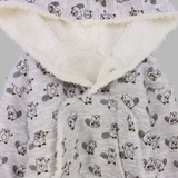 Cute Squirrel Long-Sleeved Hooded Overall