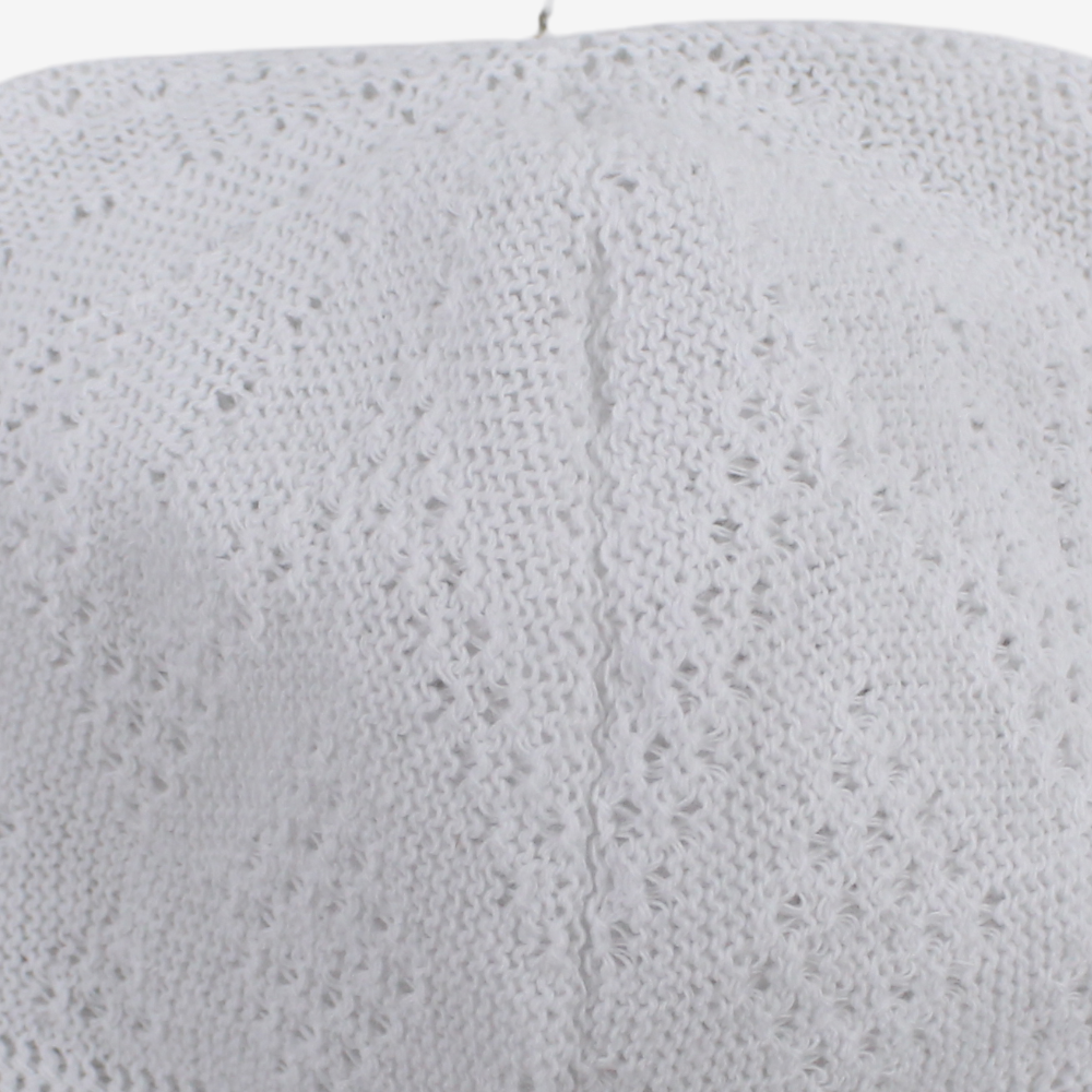Boys Muslim Prayer Hat – White
