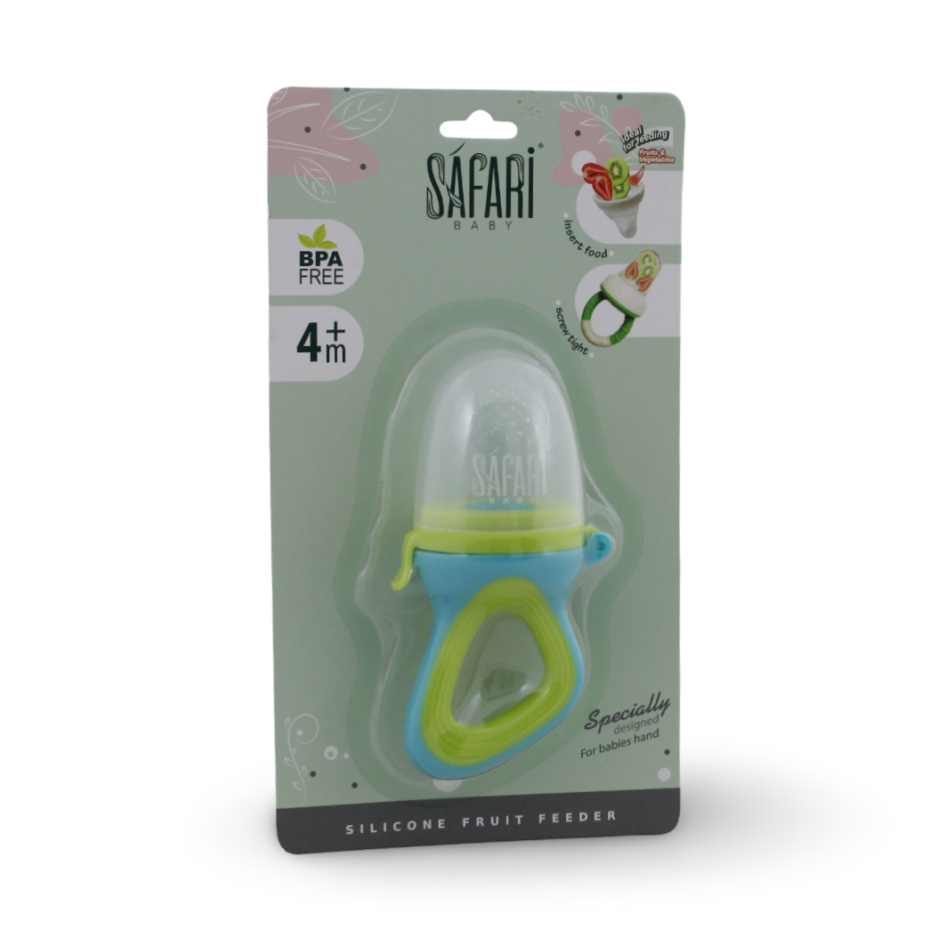 Safari Baby Silicone Fruit Feeder 4m+ – Turquoise