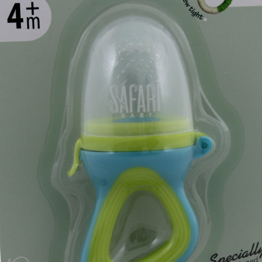 Safari Baby Silicone Fruit Feeder 4m+ – Turquoise