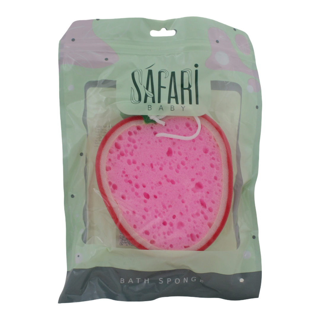 Baby Bath Sponge – Strawberry Design