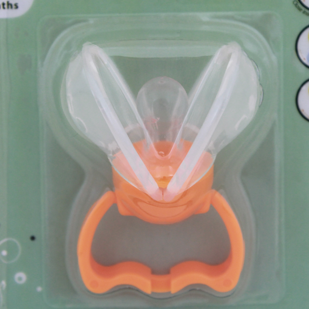 Safari Automatic Cherry Silicone Pacifier 0–6m – Orange