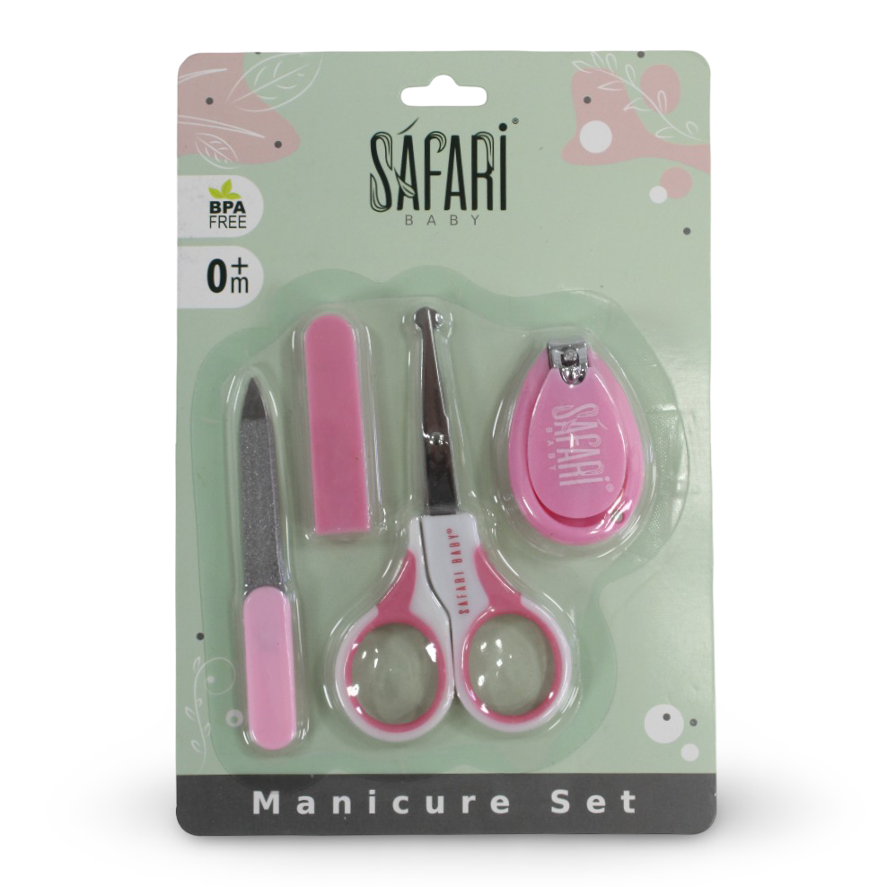 طقم العناية بالاظافر 4قطع من سفارى