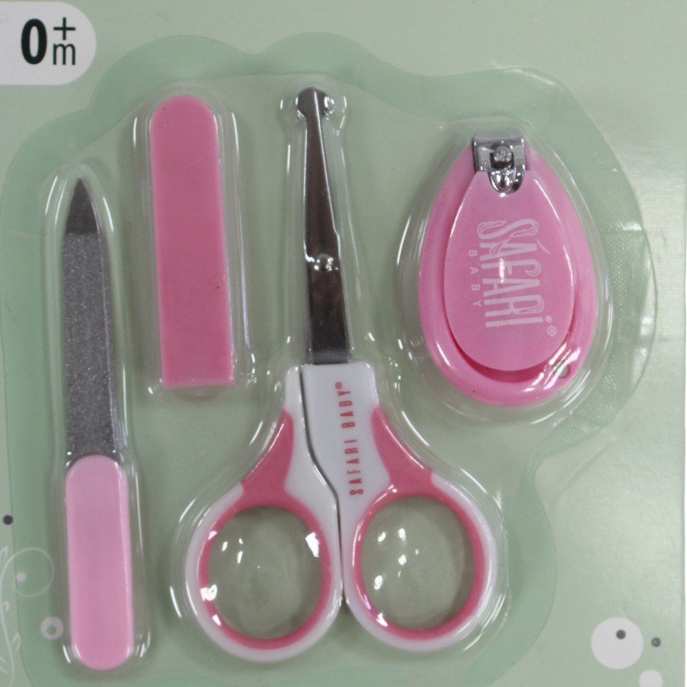 طقم العناية بالاظافر 4قطع من سفارى