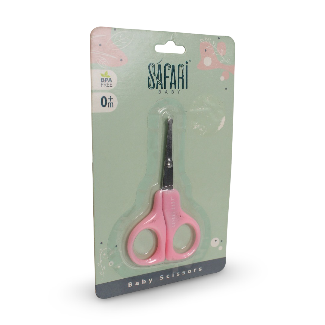 Safari Baby Baby Scissors Set – Pink - Baby Essentials