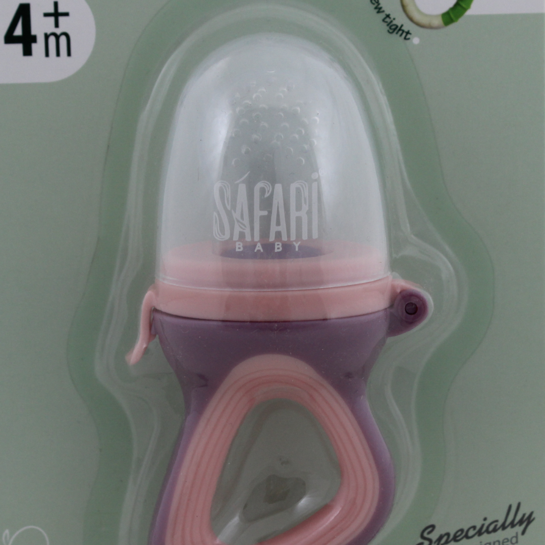 Safari Baby Silicone Fruit Feeder 4m+ – Purple