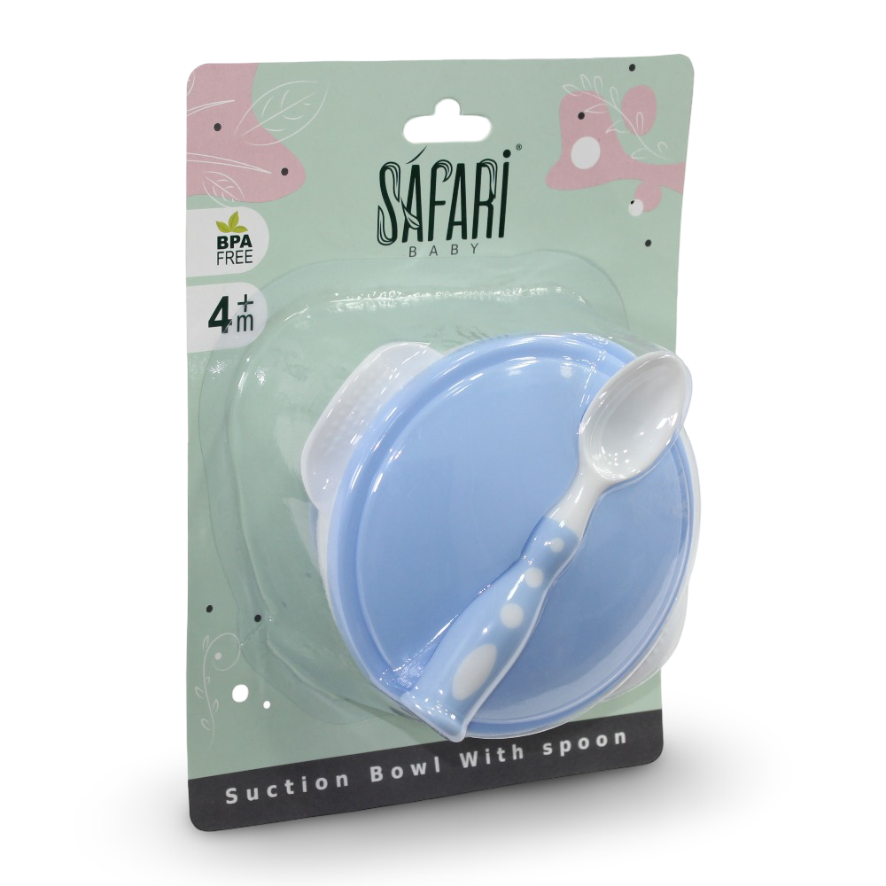 Safari Baby Feeding Bowl With Spoon