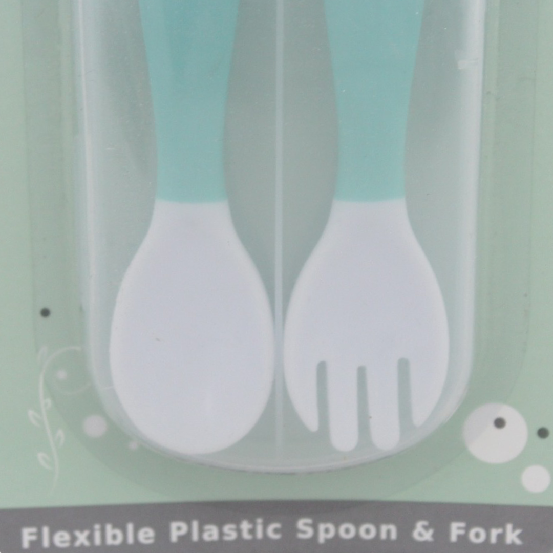  طقم شوكة و ملعقة قابلة للثنى