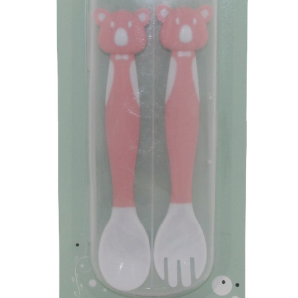 Safari Baby Flexible Spoon & Fork Set