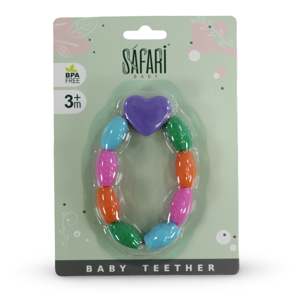 Safari Baby Silicone Teether