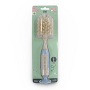 Safari Baby Bottle & Nipple Cleaning Brush – Blue & Beige