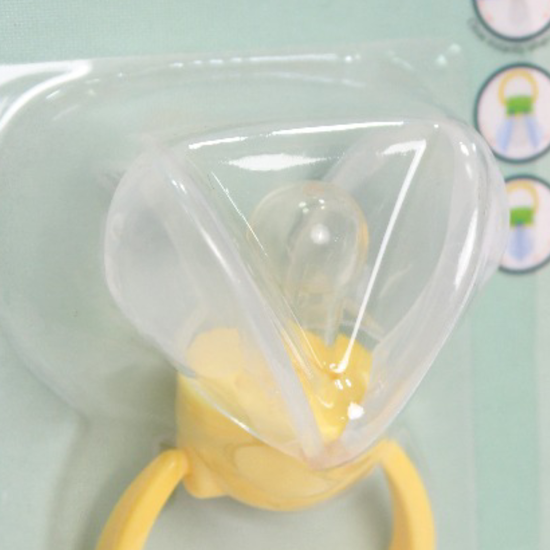 Safari Baby Automatic Cherry Silicone Soother 6-12 m – Yellow