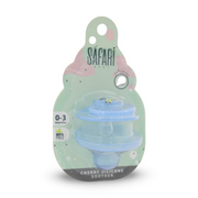 Safari Baby Cherry Silicone Soother 0-3m – Baby Blue