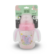 Safari Baby Soft Silicone Spout Cup 210ml +6m – Pink