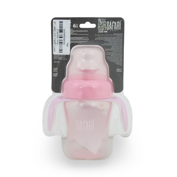 Safari Baby Soft Silicone Spout Cup 210ml +6m – Pink