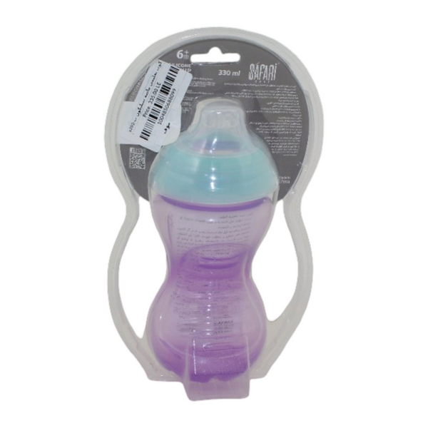 Safari Baby Soft Silicone Spout Cup 330ml +6m – Purple