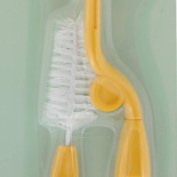 Safari Baby Bottle & Nipple Cleaning Brush – Orange