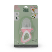 Safari Baby Silicone Fruit Feeder +4m – Pink
