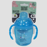 Safari Baby Training Cup with Silicone Spout – 280ml, Blue