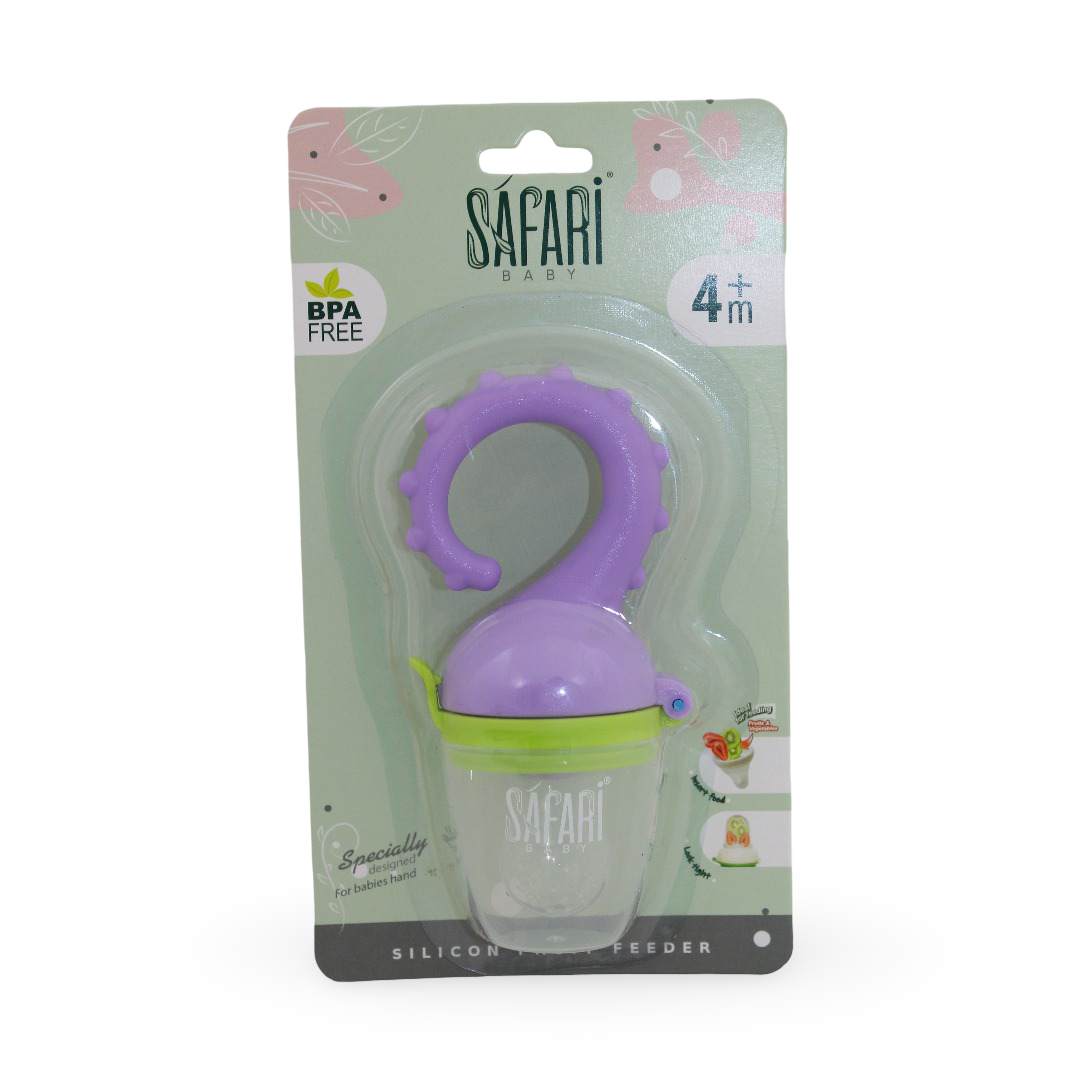 Safari Baby Silicon Fruit Feeder +4m – Purple