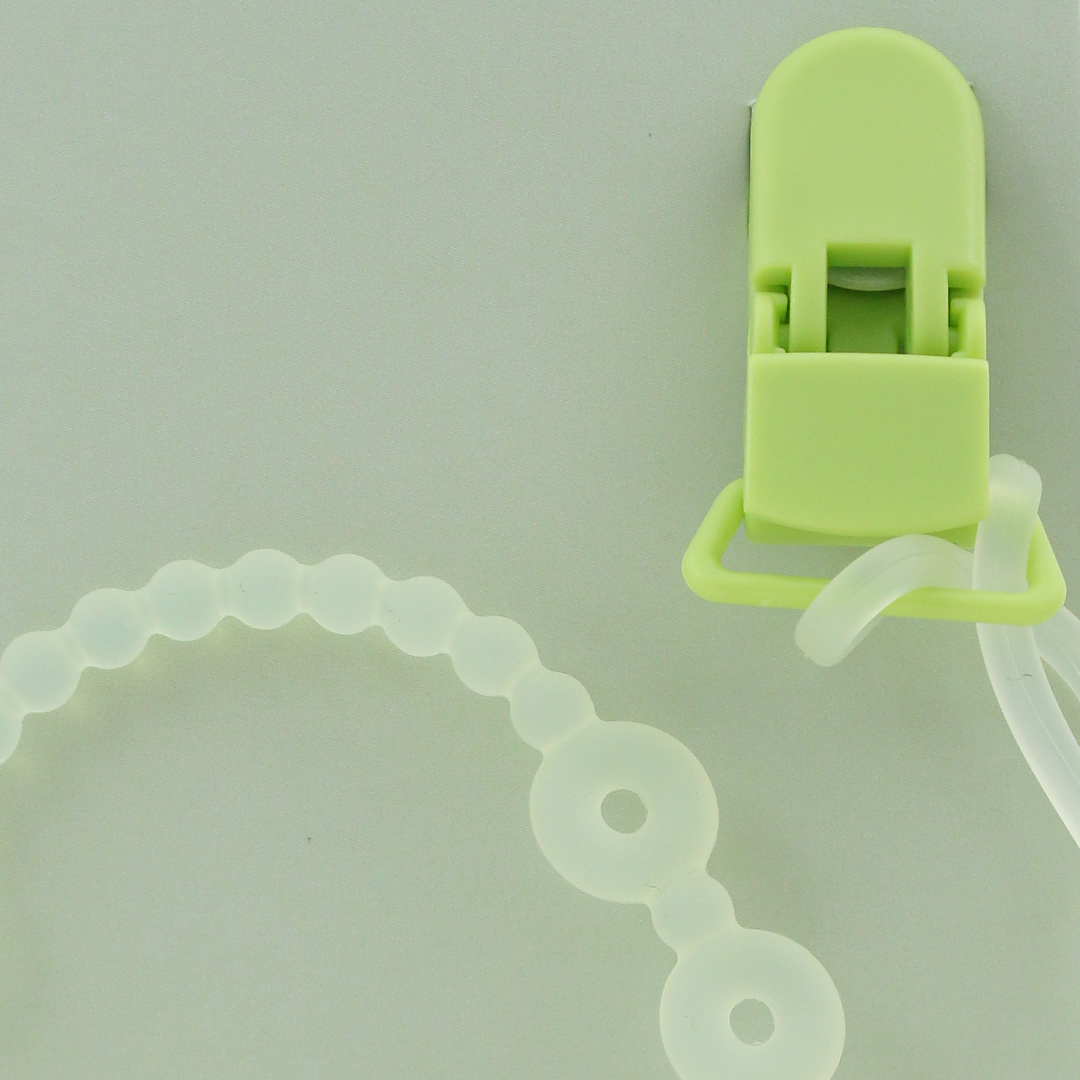 Safari Baby Pacifier Clip Holder Chain – Green