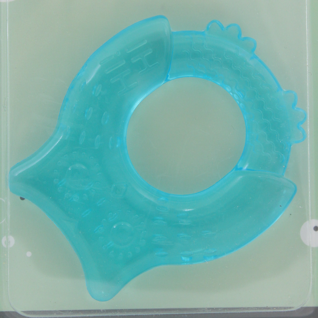Safari Baby Water Filled Teether +3m – Baby Blue with Owl Design