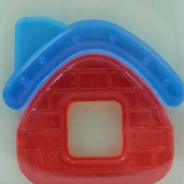 Safari Baby Water Filled Teether +3m – Blue & Red with Home Design