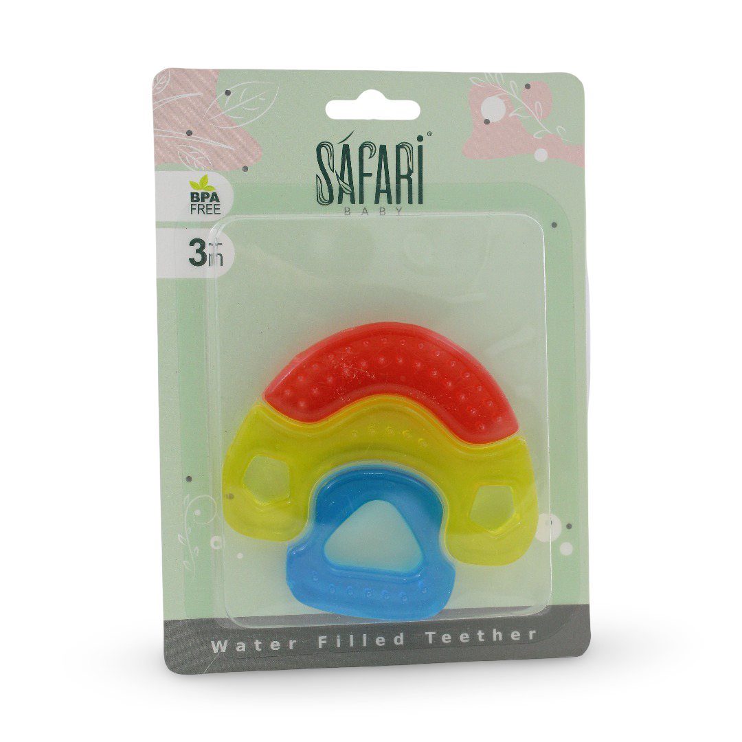 Safari Baby Water Filled Teether +3m – Colorful with Home Design - Baby Essentials