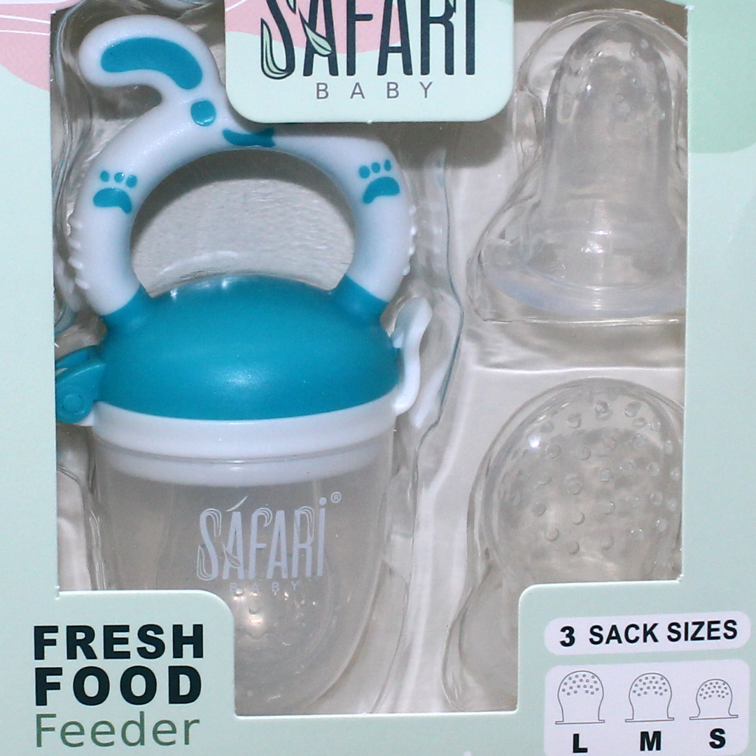 Safari Baby Fresh Food Feeder Set 4m+ – 3 Sizes (S, M & L)