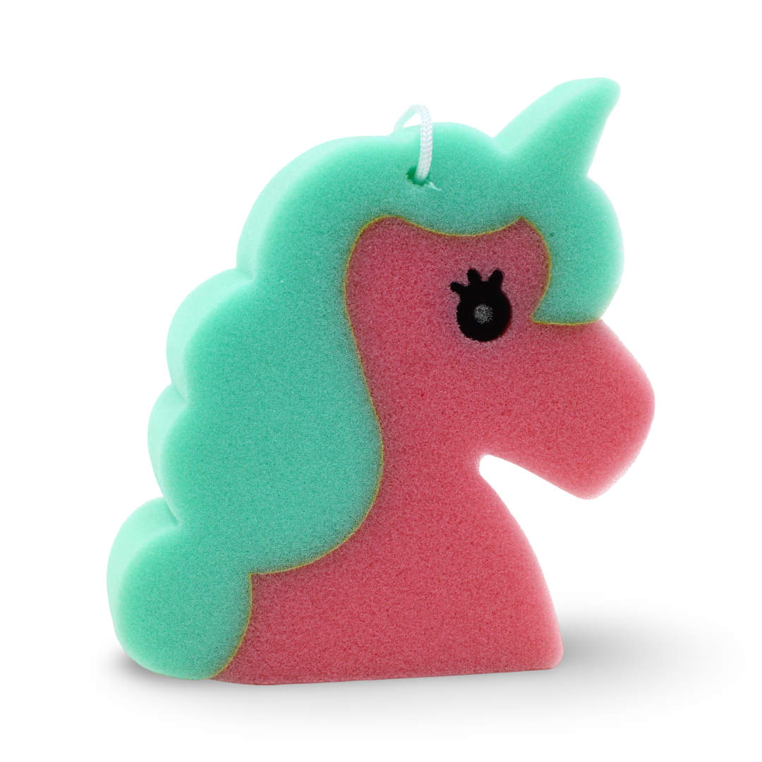 Unicorn Baby Bath Sponge – Pink & Mint