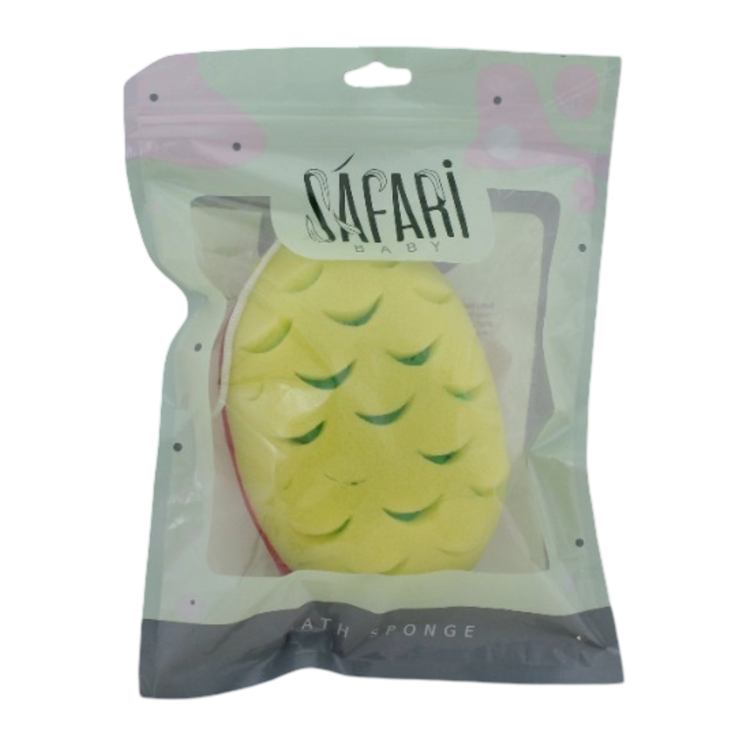 Safari Baby Bath Sponge – Yellow
