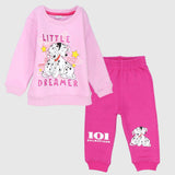 101 Dalmatians Long-Sleeved Fleeced Pajama - Ourkids - Morenella