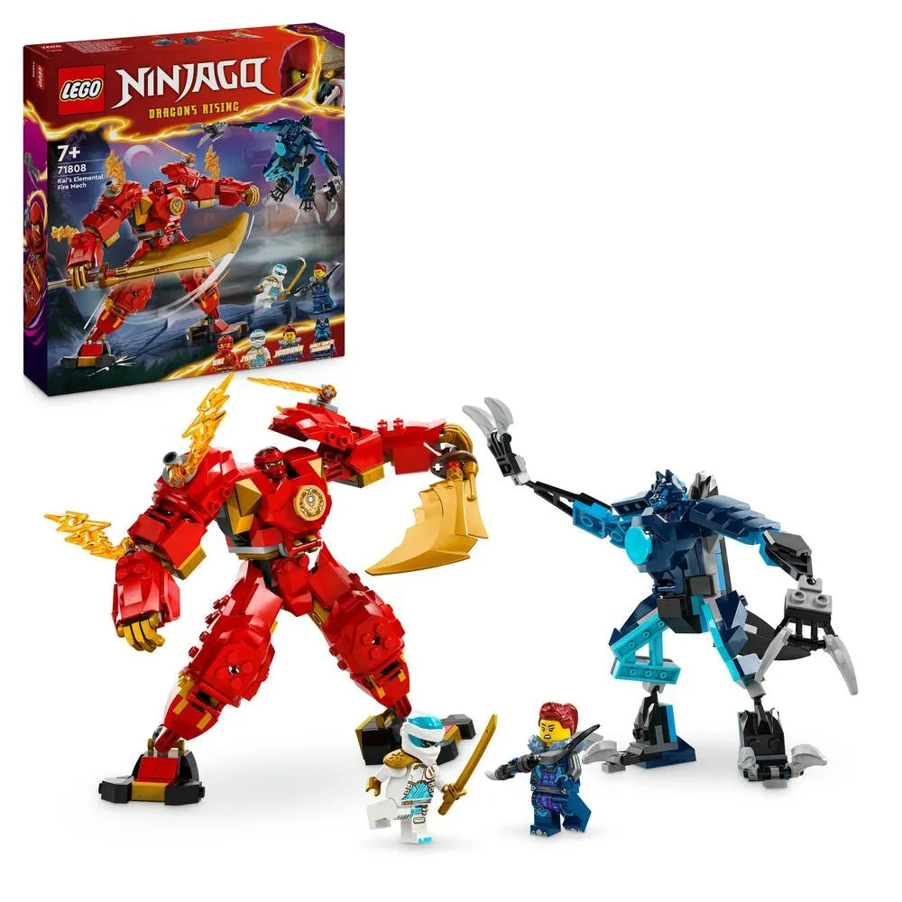Lego Ninjago Kai's Elemental Fire Mech Building Blocks Set