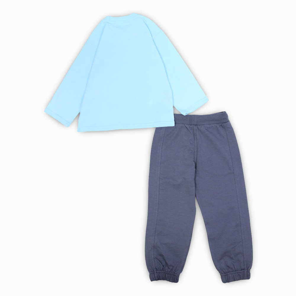 Boys Cotton Pajama Set - "Unknown Break Time Rules" Print