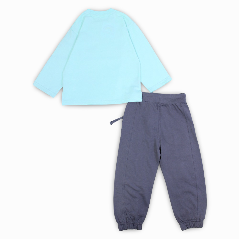 Boys Cotton Pajama Set - "Unknown Break Time Rules" Print