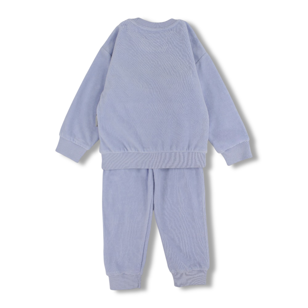 Girls Velvet Pajama Set – “GIRL” Design