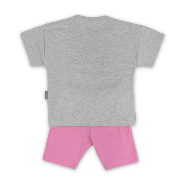 Girls Cotton Pajama –  "Smile be Happy" Print
