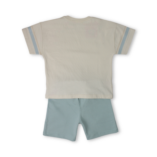 Boys Girls Cotton Pajama – "Seaside Lovers & Beach Club" Print