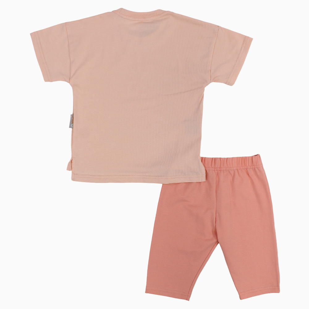 Girls Cotton Pajama Set – Unicorn Print