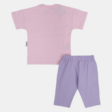 Girls Cotton Pajama Set – Bow Design