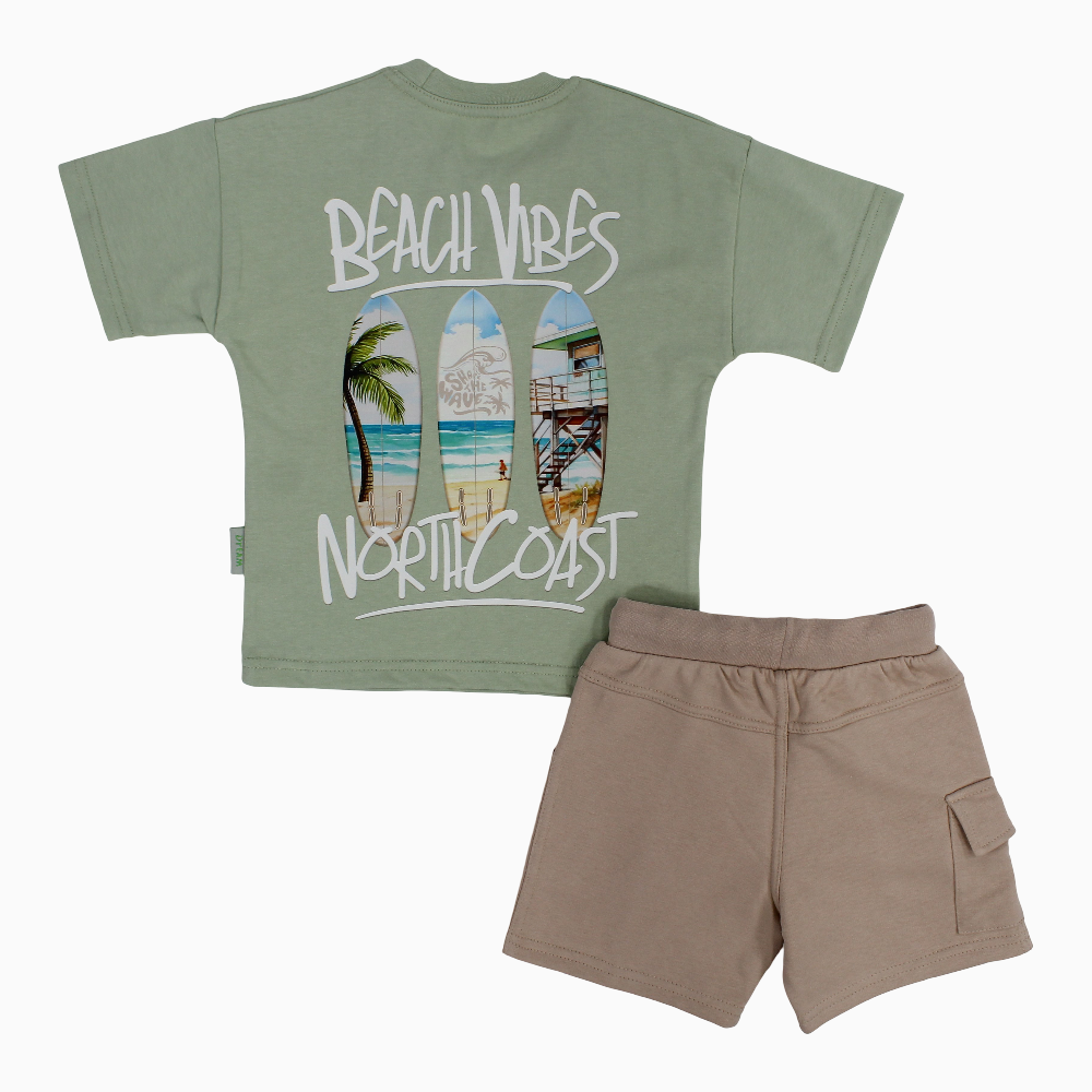 Boys Cotton Pajama Set – Beach Vibes Design