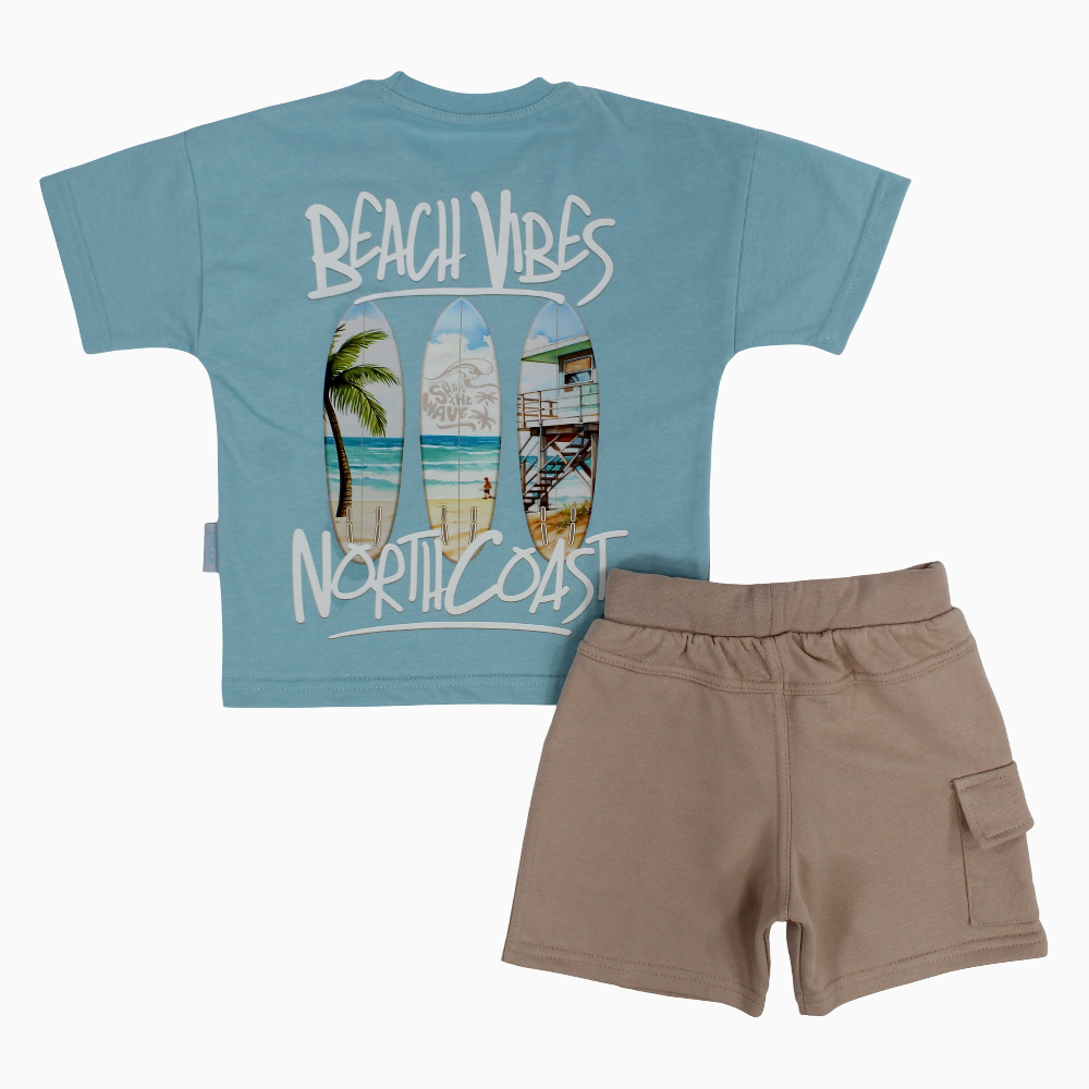 Boys Cotton Pajama Set – Beach Vibes Design