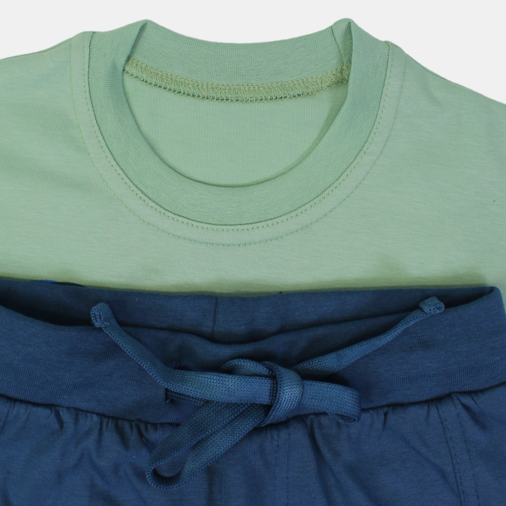 Boys Cotton Pajama Set - Skating Design