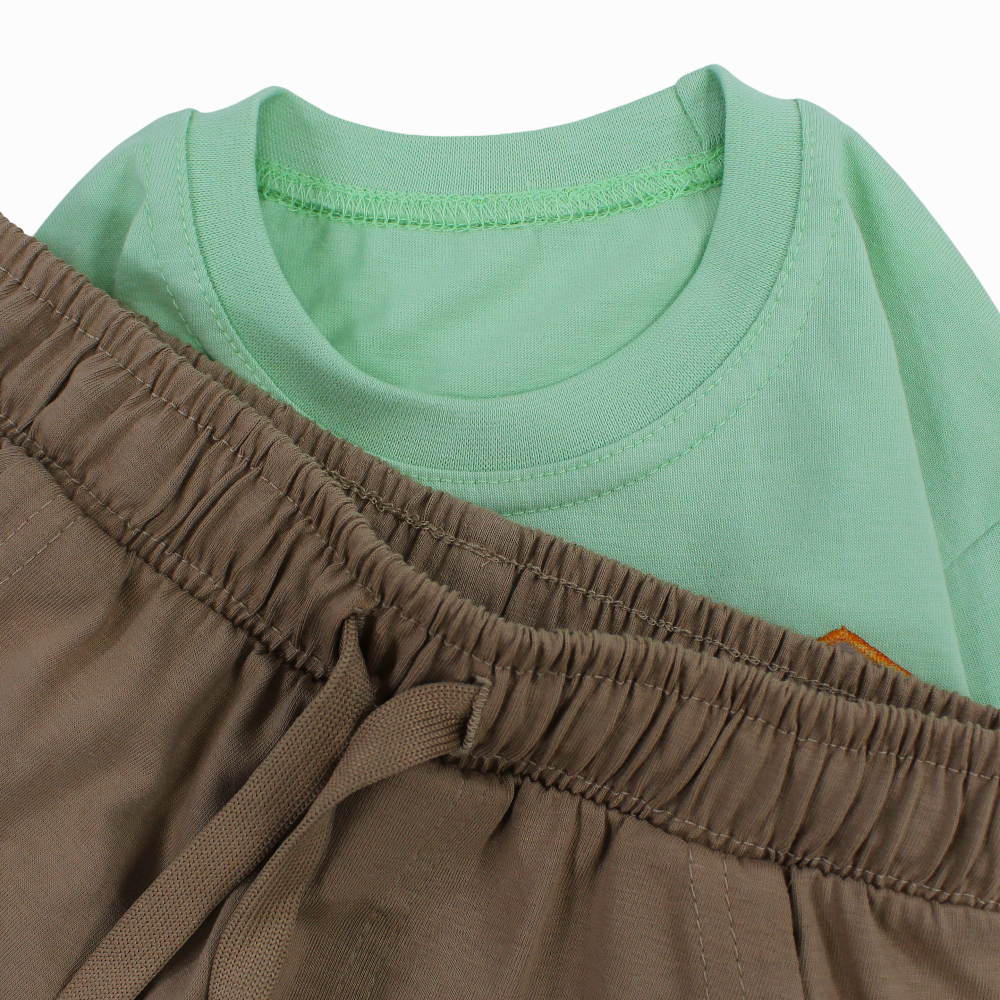 Boys Cotton Pajama Set - Camping Design