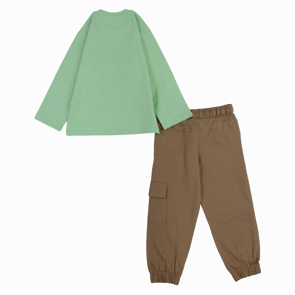 Boys Cotton Pajama Set - Camping Design