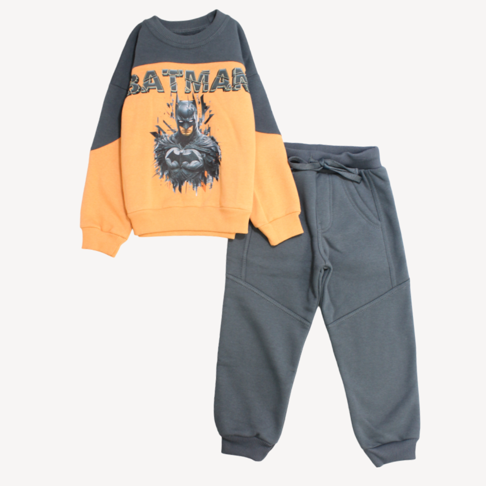 Batman Long-Sleeved Fleeced Pajama